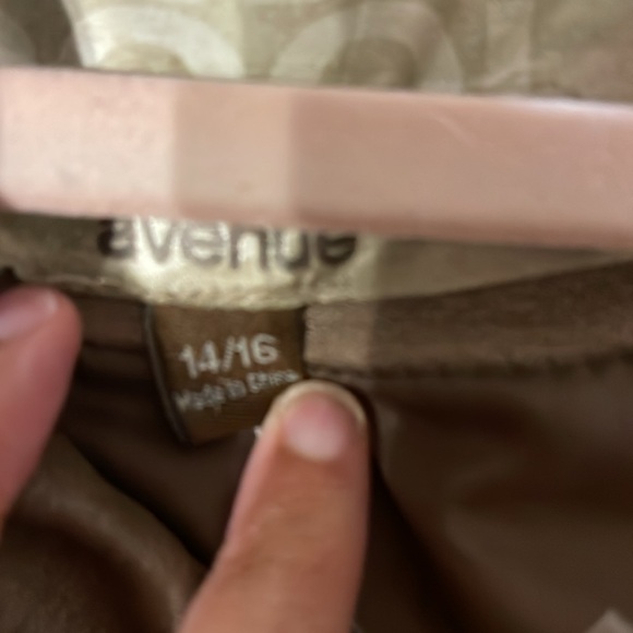 Light Brown Leather Coat - Picture 3 of 3